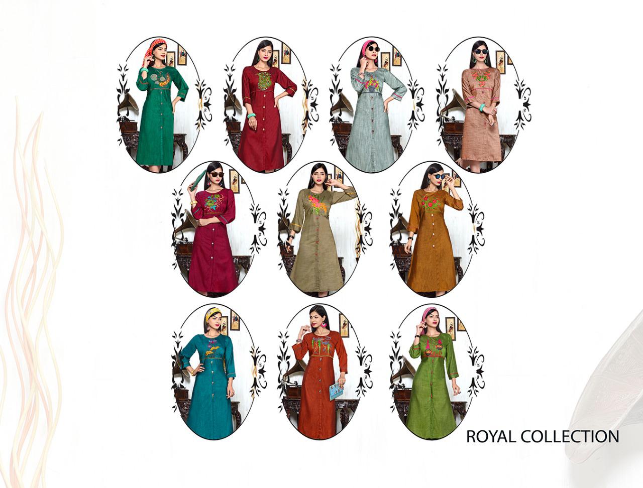 Trendy Melody 2 Heavy Rayon Hot Fix Butta Work Latest Designer Party Wear Stylish Kurtis Collections